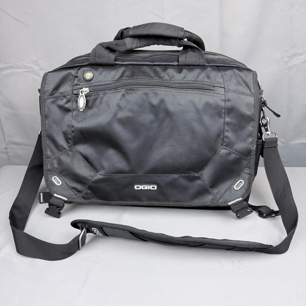 OGIO Classification 03507 Black Laptop Messenger Bag Ballistic Nylon Work Travel